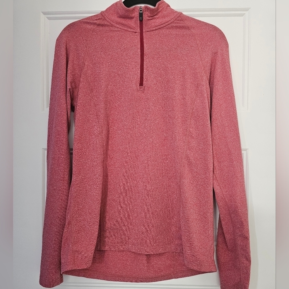 REI Women's Red Quarter-Zip Top sz medium